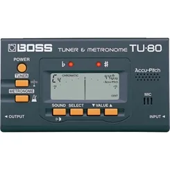 Afinador Metrônomo Eletrônico Boss TU-80