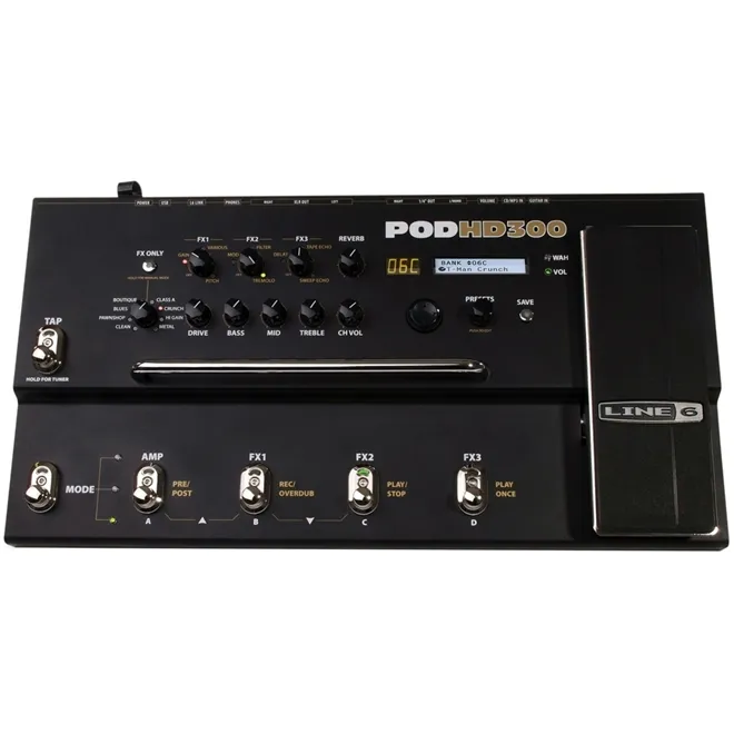 LINE6 POD HD300 マルチエフェクター Pedaleira para Guitarra Line 6 POD HD 300 - Pedaleira para