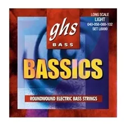 Encordoamento para Contra-Baixo 4 Cordas GHS Bassics L6000