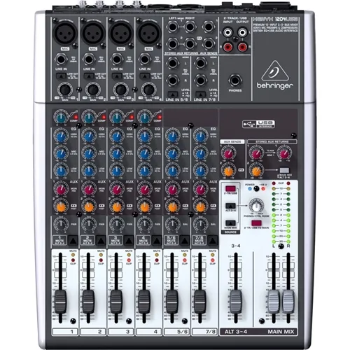 Mesa de Som 12 Canais Behringer Xenyx 1204 USB