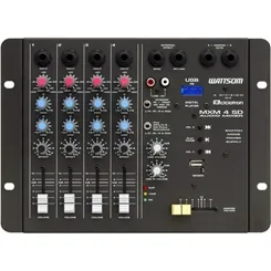 Mesa de Som 4 Canais Wattsom MXM-4 SD