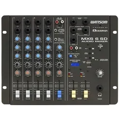 Mesa de Som 6 Canais Wattsom MXS-6 SD