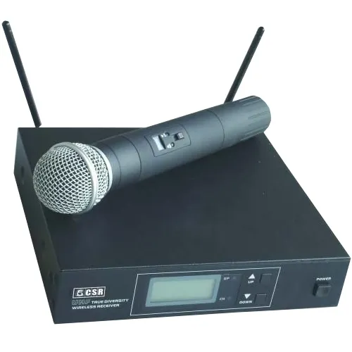 Microfone sem Fio (1-Mão) CSR UHF 256LC