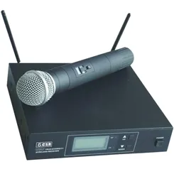 Microfone sem Fio (1-Mão) CSR UHF 256LC