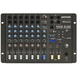 Mesa de Som 8 Canais Wattsom MXS-8 SD