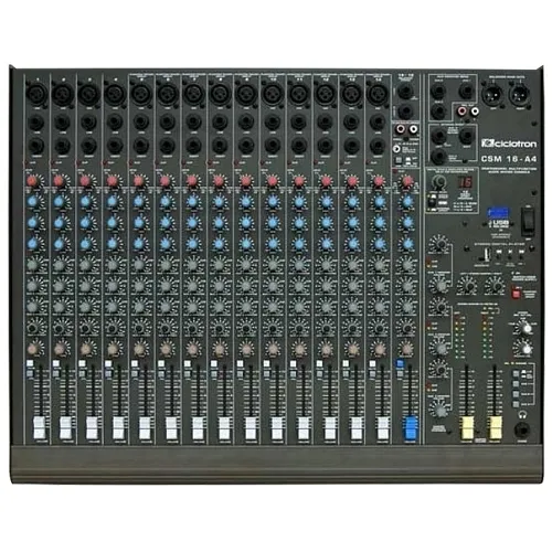 Mesa de Som 16 Canais Ciclototron CSM-16 A4