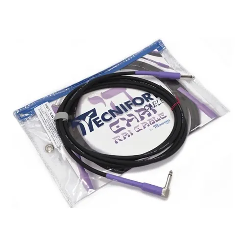 Cabo P10 X P10/90° Tecniforte R20LNI Reto-L Rai Emborrachado 20FT 6,09 Metros