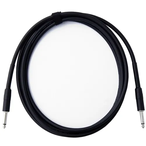 Cabo P10 X P10 Tecniforte LV10NI Reto-Reto Live Emborrachado 10FT 3,05 Metros