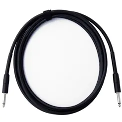 Cabo P10 X P10 Tecniforte LV10NI Reto-Reto Live Emborrachado 10FT 3,05 Metros
