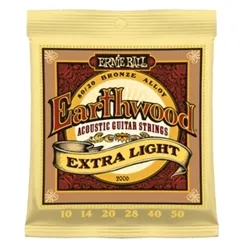 Encordoamento para Violão Aço Ernie Ball Earthwood 80/20 2006 (.010-.050)