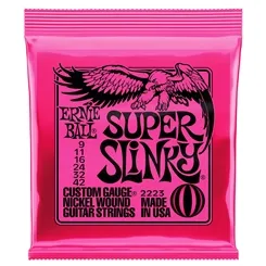 Encordoamento para Guitarra Ernie Ball Super Slinky 2223 (.009-.042)