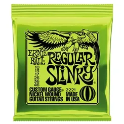 Encordoamento para Guitarra Ernie Ball Regular Slinky 2221 (.010-.046)