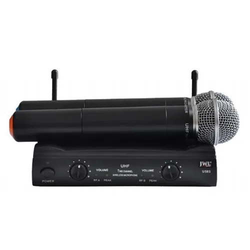 Microfone sem Fio (Kit Duplo com 2 de Mão) JWL U-585