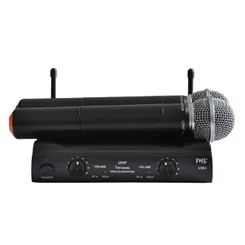 Microfone sem Fio (Kit Duplo com 2 de Mão) JWL U-585