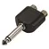 Plug Adaptador P-10M X 2 JRCA CSR WD-5032 Plástico