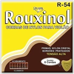 Encordoamento para Violão Nylon Rouxinol R-54 Alta Tensão
