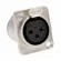 Plug XLR Fêmea Tomada Amphenol AC3FDZ Metal