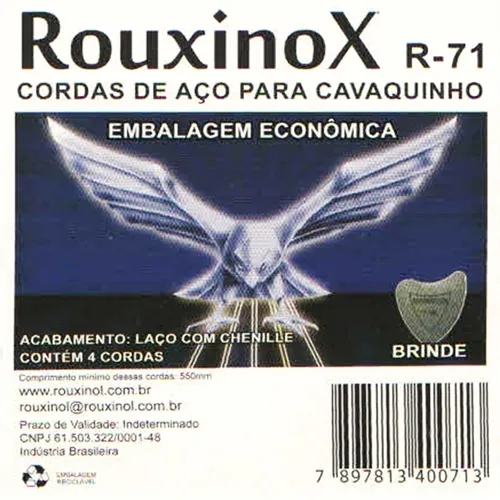 Encordoamento para Cavaquinho Rouxinol R-71 Rouxinox