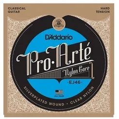 Encordoamento para Violão Nylon D'Addario EJ46 Pro Arte Hard Tension