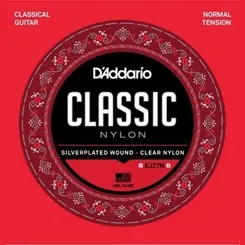 Encordoamento para Violão Nylon D'Addario EJ27N Normal Tension