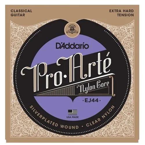Encordoamento para Violão Nylon D'Addario EJ44 Pro Arte Extra Hard Tension