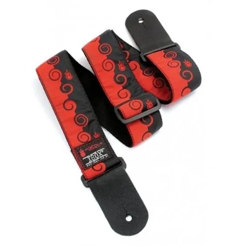 Correia para Violão/ Guitarra/ Baixo Ibox CNTM1 Tomati Signature Vermelha/ Preta