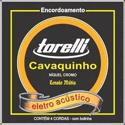 Encordoamento para Cavaquinho Torelli TE-300 com Bolinha (.011-.029)