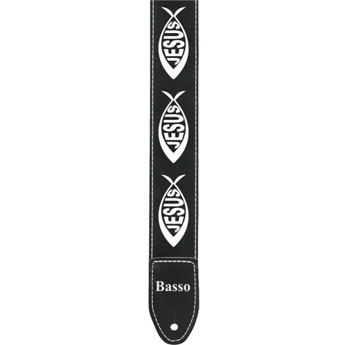 Correia para Violão/ Guitarra/ Baixo Basso SF-106 Peixe Jesus