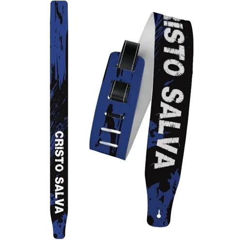 Correia para Violão/ Guitarra/ Baixo Basso DA-06 L Cristo Salva Luxo