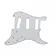 Escudo para Guitarra Dolphin Strato 3 Singles Branco 3 Camadas