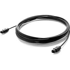 Cabo 1+1 Fibra Ótica Toslink Tblack 5M