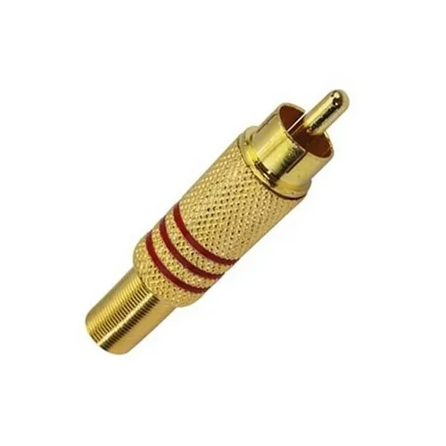 Plug RCA TBlack 6MM Gold