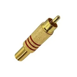 Plug RCA TBlack 6MM Gold