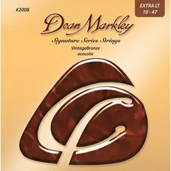 Encordoamento para Violão Aço Dean Markley Vintage Bronze (.010-.047) 2008