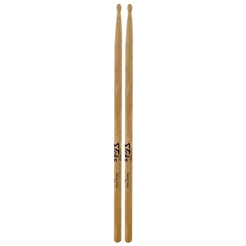 Baqueta para Bateria On-Stage Sticks HW7A 7A Hickory Ponta Madeira (Par)