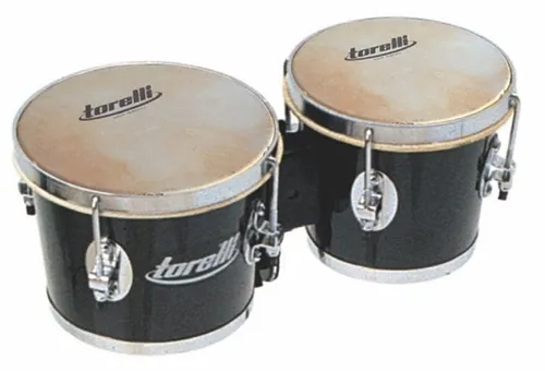 Bongô 6" x 7" Torelli TB-010 Madeira Preto