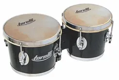 Bongô 6" x 7" Torelli TB-010 Madeira Preto