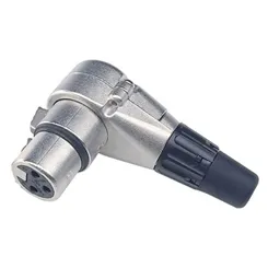 Plug XLR Fêmea Musicomp SCX036 Angulado