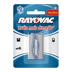 Bateria 9V Rayovac Alcalina 6LR61
