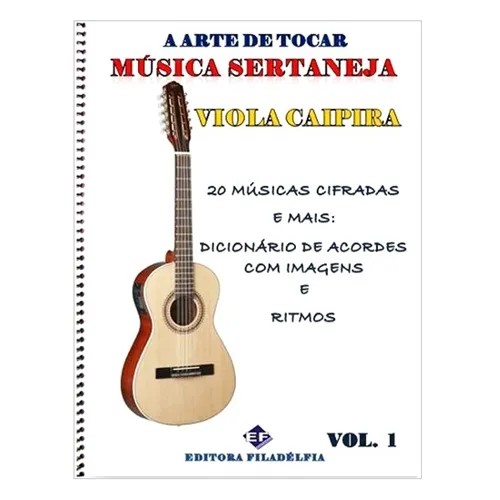 Método para Viola A Arte De Tocar Música Sertaneja