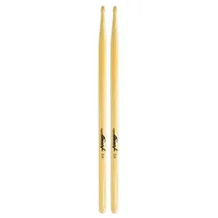 Baqueta para Bateria Cauaf 5A Maple Ponta Madeira Emborrachada C5AEC (Par)