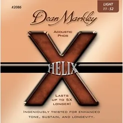 Encordoamento para Violão Aço Dean Markley Helix HD Phosphor Bronze (.011-.052) 2086