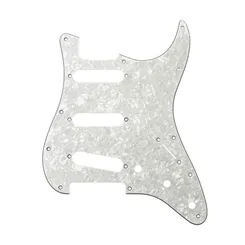 Escudo para Guitarra Eletrika PG1 Stratocaster 3S Pérola