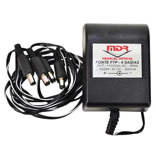 Fonte para Pedal MDR 500MA 4 Saidas