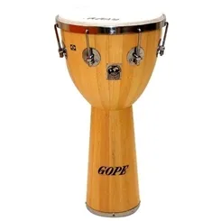 Djembé 13" Gope 853 Pele Cabra/Fiber Aro Cromado
