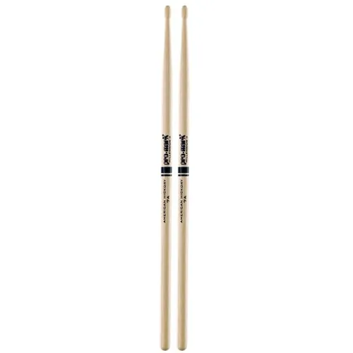 Baqueta para Bateria Pro-Mark Hickory 7A Ponta Madeira TX7AW (Par)