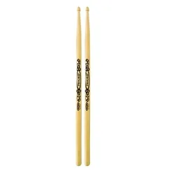 Baqueta para Bateria Alba 6A Progrip Ponta Madeira (Par)