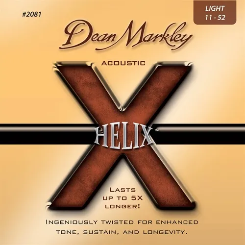 Encordoamento para Violão Aço Dean Markley Helix HD (.011-.052) 2081