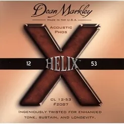 Encordoamento para Violão Aço Dean Markley Helix Phosphor Bronze (.012-.053) 2087