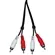 Cabo 2 RCA X 2 RCA CSR AC2001 1,5 Metro